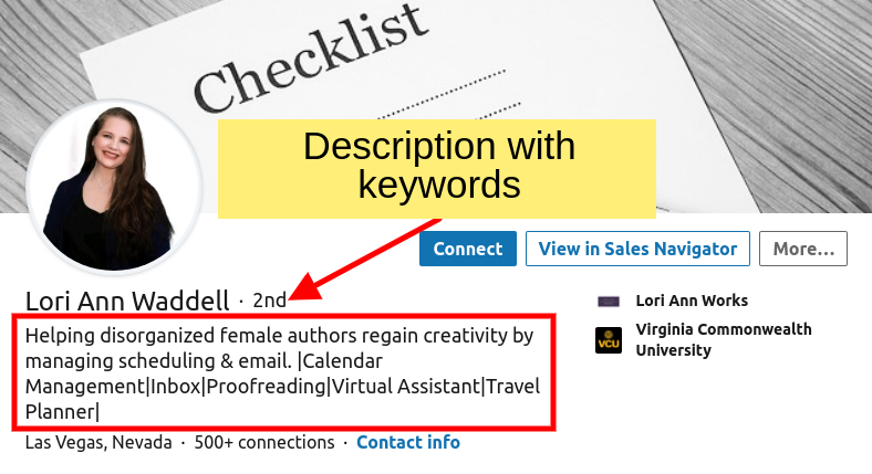 linkedin headline examples for administrative assistants